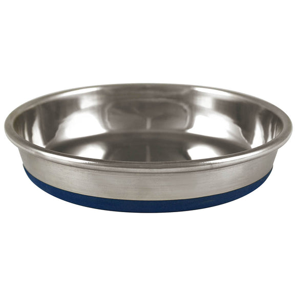Rubber Bonded Stainless Steel Dish 12OZ | Cat