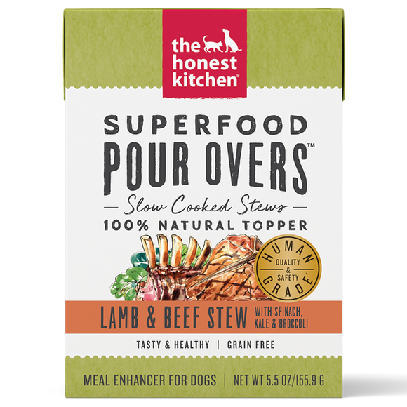 HK Dog GF Pour Overs Superfood Lamb & Beef Stew 12/5.5 oz