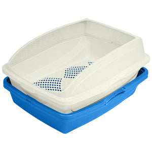 Litter Pan Sifting with Frame Large 19x15x5"
