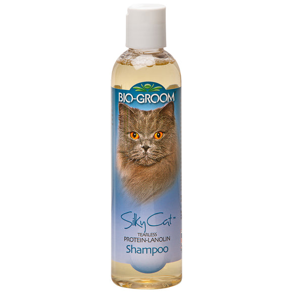 Silky Tearless Protein Lanolin Shampoo 8OZ|Cat