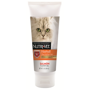 Nutri-Vet Hairball Paw Gel For Cats Salmon 3 oz