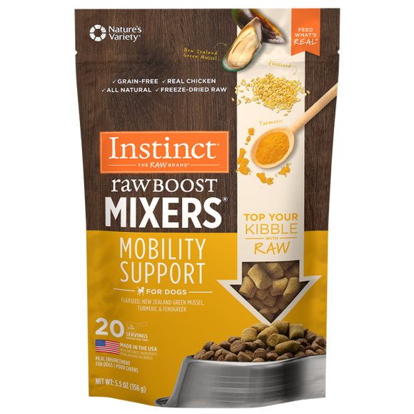 Instinct Dog Raw Boost FD Mixers Mobility Support 5.5 oz