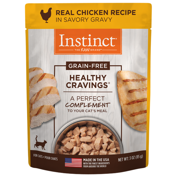 Instinct Cat Healthy Cravings GF Pouches Chicken 24/3 oz