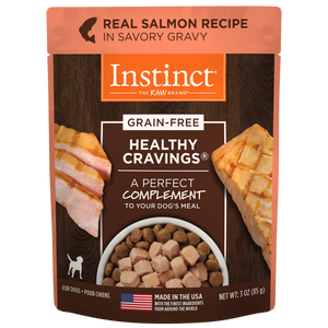 Instinct Dog Healthy Cravings GF Pouches Salmon 24/3 oz