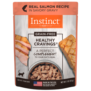 Instinct Cat Healthy Cravings GF Pouches Salmon 24/3 oz