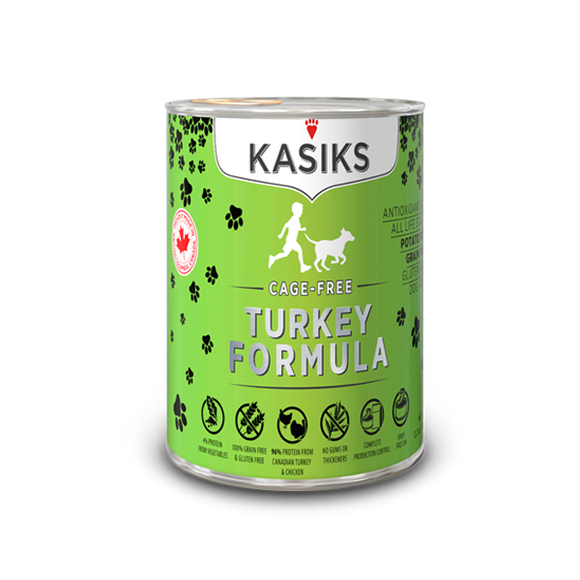 Kasiks Dog GF Cage Free Turkey 12/12.2 oz