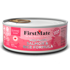 FirstMate Cat Grain Friendly Wild Salmon w/Rice 24/5.5 oz