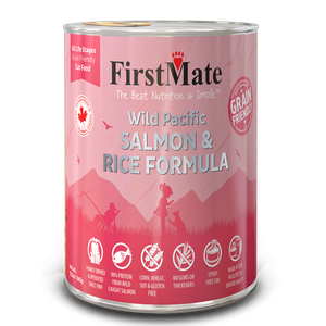 FirstMate Cat Grain Friendly Wild Pacific Salmon/Rice 12/12.2 oz