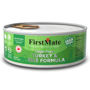 FirstMate Cat Grain Friendly Cage Free Turkey/Rice 24/5.5 oz