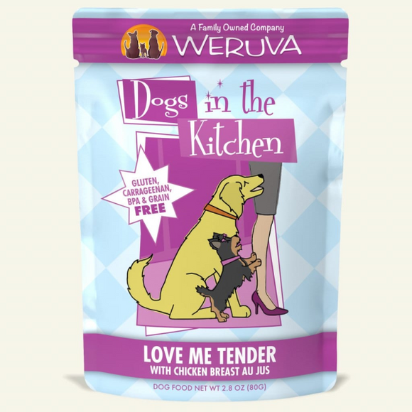 Dogs in the Kitchen Love Me Tender 12/2.8 oz Pouch