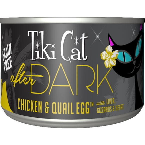 Tiki Cat After Dark GF Chicken/Quail Egg 8/5.5 oz