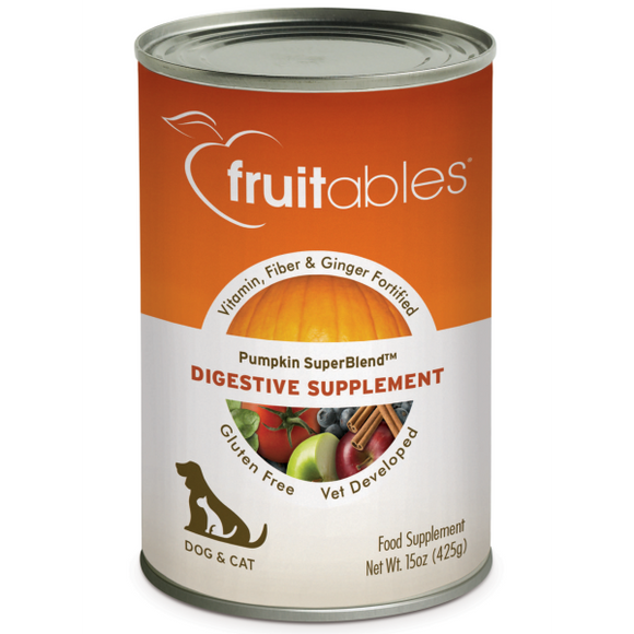 Fruitables Dog/Cat Pumpkin Digestive Supplement 12/425 g