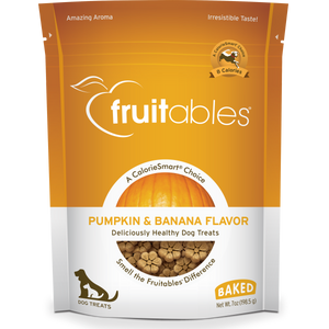 Fruitables Dog Pumpkin & Banana Crunchy Treats 198 g