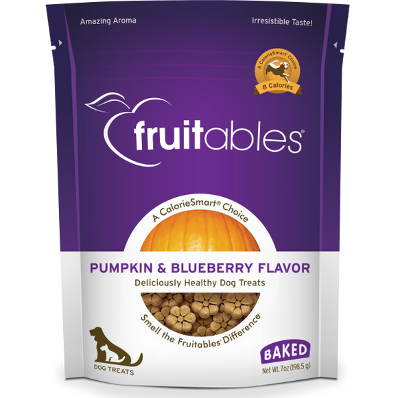 Fruitables Dog Pumpkin & Blueberry Crunchy Treats 198 g