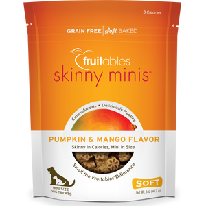 Fruitables Dog Skinny Minis Pumpkin/Mango Chewy Treats 141 g