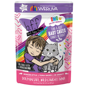 BFF Tuna & Beef Baby Cakes 12/85g Pouch