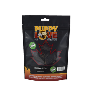 Puppy Love Elk Liver 120g