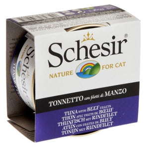 Schesir-Tuna with Beef fillets Canned Cat Food