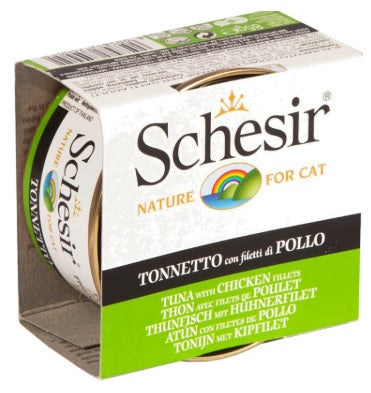 Schesir-Tuna with Chicken fillets Canned Cat Food