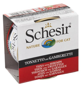Schesir-Tuna with Shrimps Canned Cat Food