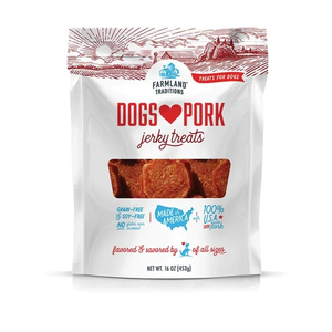Farmland Traditions - Dogs Love Pork Jerky Treats 5oz